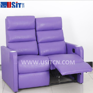 Narrow arm recliner sofa for VIP theatre