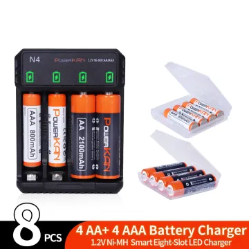 Type-C Fast Charging Battery Charger for AA and AAA Batteries: Suitable for Smart Devices