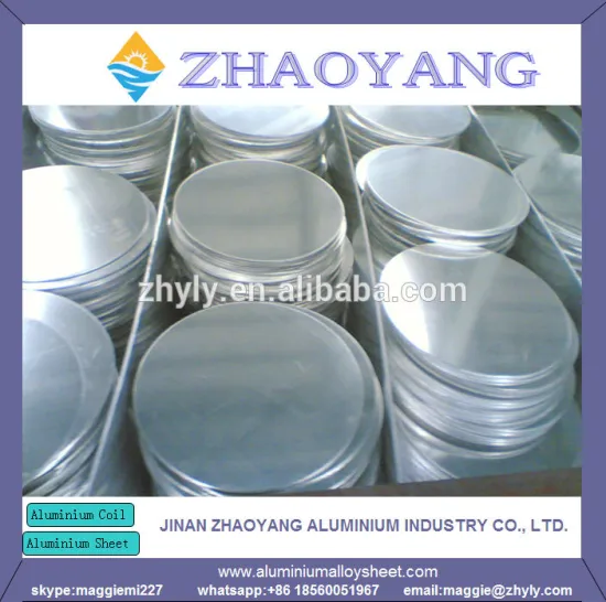 Chinese manufacturer supply stamping aluminum wafer for water heater shell with different sizes