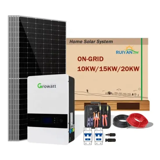 Outdoor Home Solar Energy System: 6kW to 50kW On-Grid PV Panels with MPPT Controller
