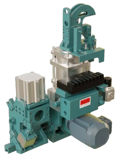 Argon arc welding steel belt strapping machine head