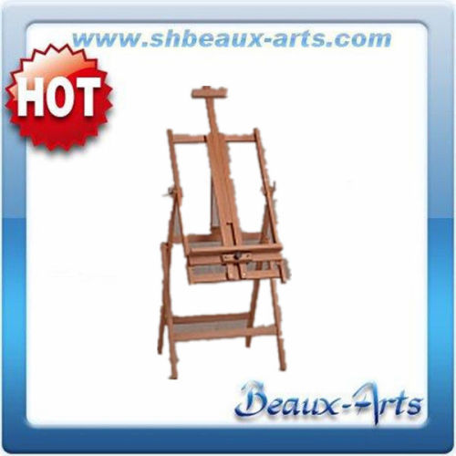 standing wooden sketch artists studio easels with palette and belt