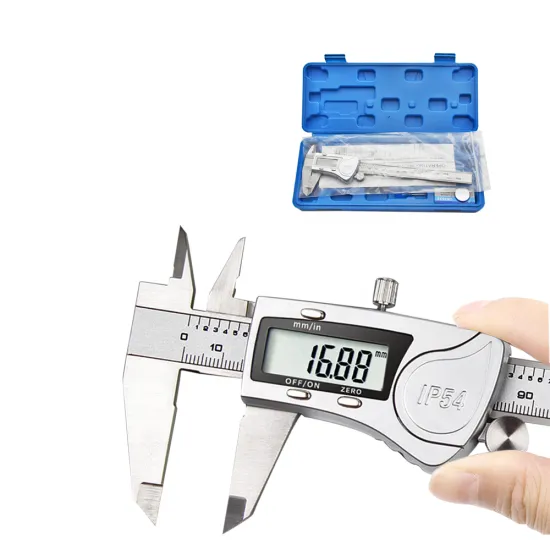 Wholesale High Precision IP54 LCD Screen Stainless Hardened Digital Vernier Caliper 150mm 6 Inch