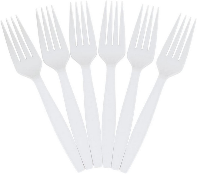 Disposable Plastic Knife Fork Spoon Cutlery Set