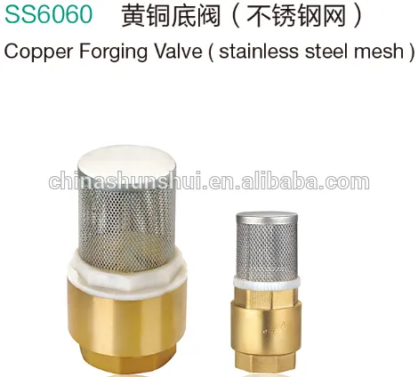 yuhuan shunshui brass check valve swing check valve