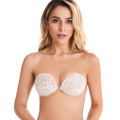 Push Up lace Invisible Strapless Silicone Bra