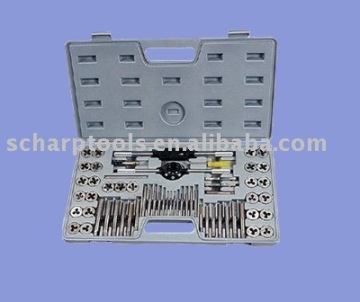 60pcs tap die set high speed steel or alloy steel