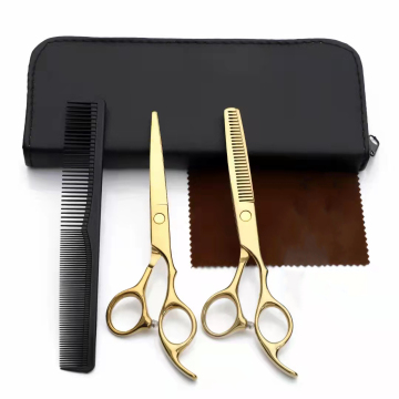 Professional Barber Thinning Shears Kit - Stainless Steel Hairdressing Scissors Set