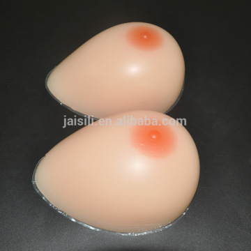 Hot Selling Tear Drop Shape Fake Artificial Silicone Breast Forms Prosthesis