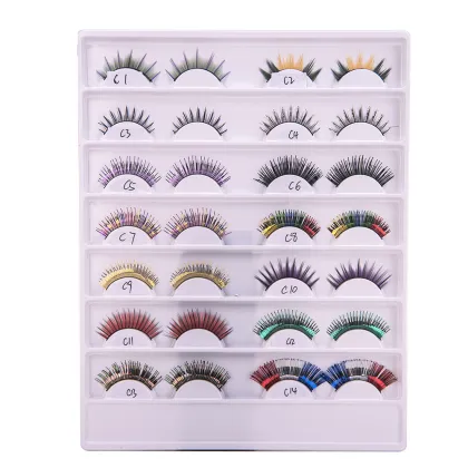 Private Label False Eyelashes Synthetic Hair  Lashes