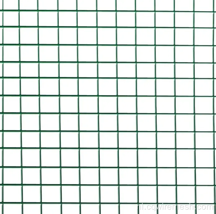 Groene PVC gecoate draadnasrol