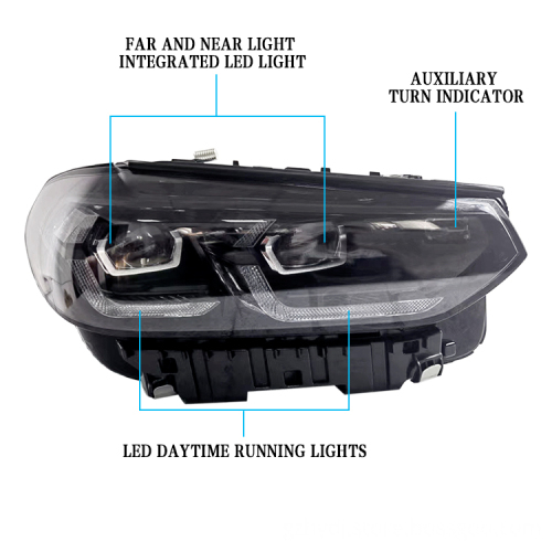 Tuning X3 G01 Headlight - Compatible with BMW 2021-2022, 1 Piece, 12V, Pallet + Carton Packaging, 12 Month Warranty