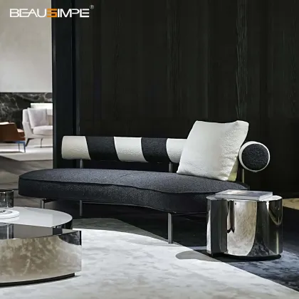 Modern Minimalist Italian High-End Supermax Sofa Set