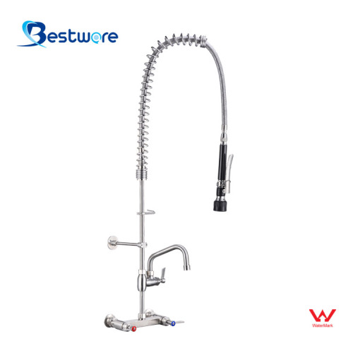 Stainless Steel Wall Mount Kitchen Faucet