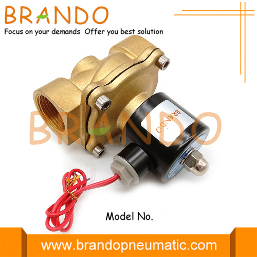 2S250-25 UW-25 1&#39;&#39; Normalde Kapalı Pirinç Solenoid Valf