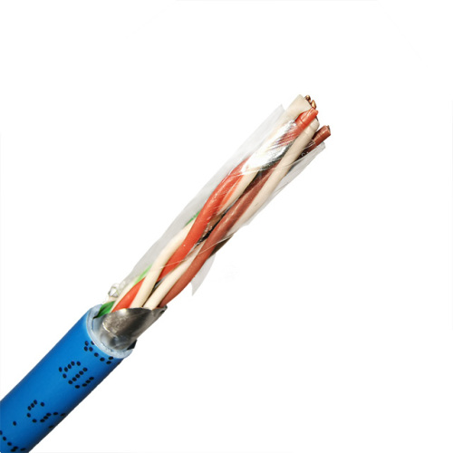 CAT5E FTP 24AWG สายเคเบิลทองแดงแข็ง