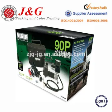 Custom portable compressor electronic packaging paper box