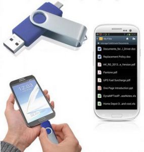 Swivel OTG Flash Memory Mobile Phone USB Flash Drive