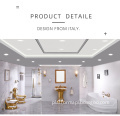 J-970 Gold Pedestal Basin: Luxury, Elegant Design with Real Gold Finish - Single Hole Ceramic Wash Basin