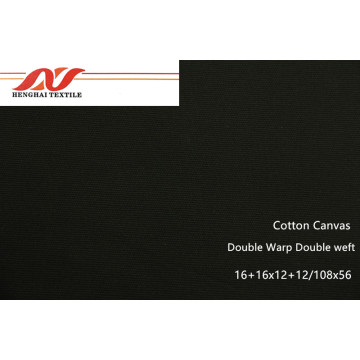 Double Warp Double Weft Cotton Canvas 16+16x12+12/108*56