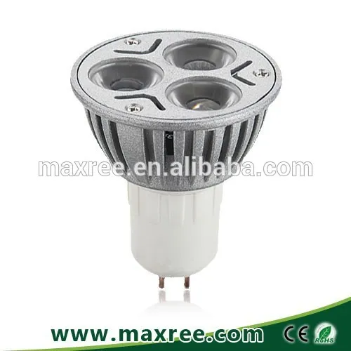 High brightness 3W 12v, 240-260lm,2700k-7000k 50000hrs lifetime MR16 led bulb lamp, hotel decoration led bulb lamp