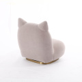 Chaise salon de chat en tissu mignon populaire