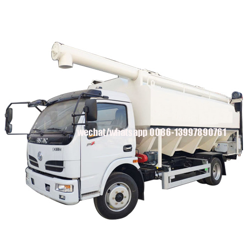 Camion de transport d&#39;alimentation en vrac Dongfeng 10CBM 6T