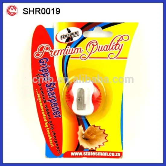 novelty promotion plastic manual pencil sharpener