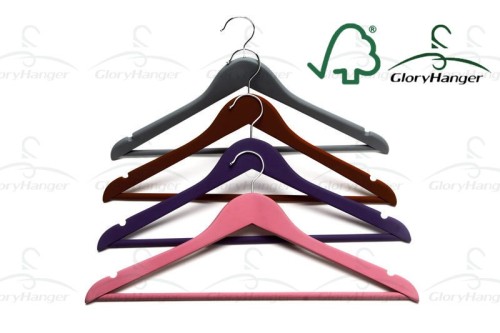 Guilin Factory supply wooden clothes set hanger for sale