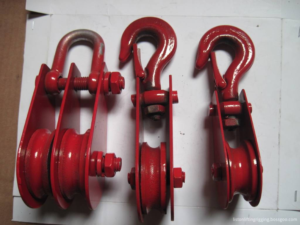 5ton Triple Heavy Duty Pulley Block คุณภาพสูง 5ton Triple Heavy Duty