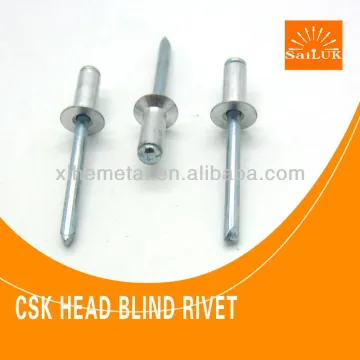 aluminum countersunk rivet manufacture types of head