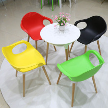 Eames cơ sở gỗ phòng ăn ghế voi