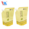 Printed Plastic Liquid Spout Bag For Laundry Packaging