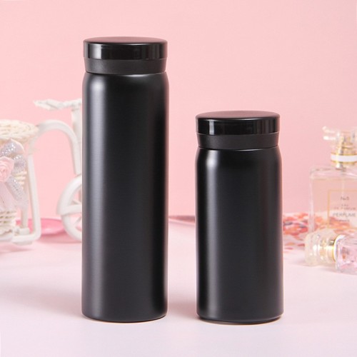 Double layer 304 stainless steel vacuum pocket cup Simple small fresh student water cup portabl