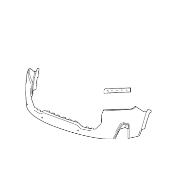 Γνήσιο κάλυμμα GM Front Upper Bumper Fit για το 2020 GMC Acadia 84779370