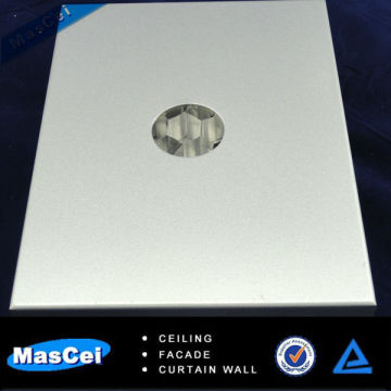 Aluminum honeycomb fire rated ceiling tile