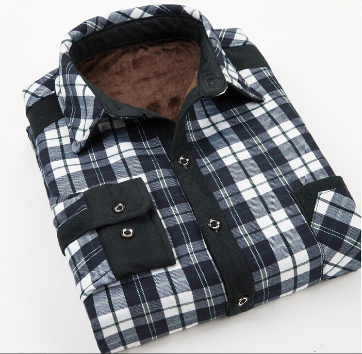 Κίνα Ανδρικό πουκάμισο φανέλα με επένδυση fleece, υψηλής ποιότητας Ανδρικό  πουκάμισο φανέλα με επένδυση fleece στο Bossgoo.com