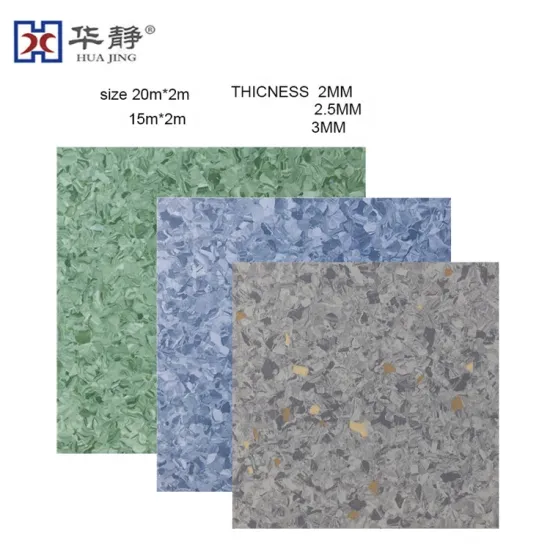 Factory Price 2mm Anti-Bacterial PVC Vinyl Flooring for Hospitals