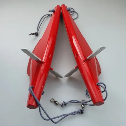 15-Inch Wooden Teasers for Saltwater Big Game Fishing - Top Water Marlin and Wahoo Bait