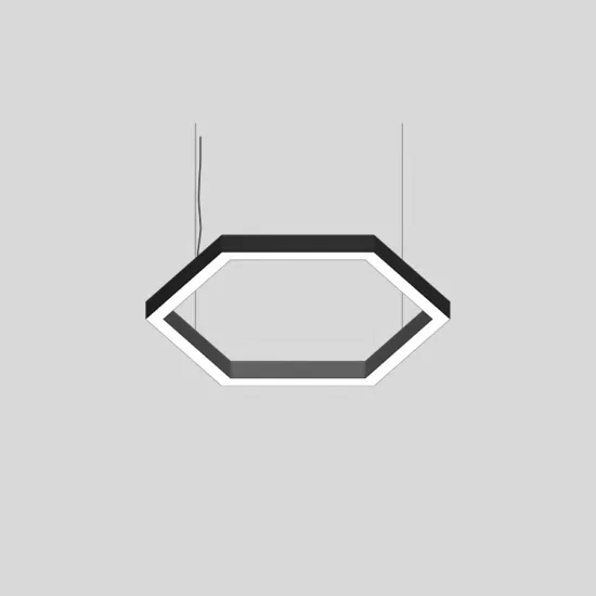 HLINEAR LC4060-H-600 Hexagonal LED Ceiling Light