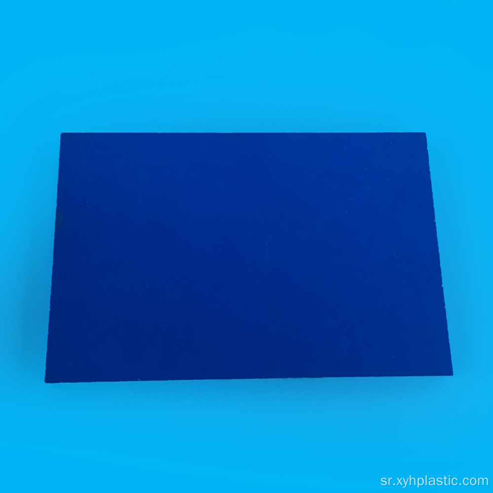 Плави ПВЦ лист са једном страном за лепак