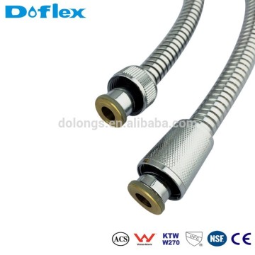 Doflex New Design Fashion Style ACS SGS CE Certificated High Pressure floor shower bath accessory with hose