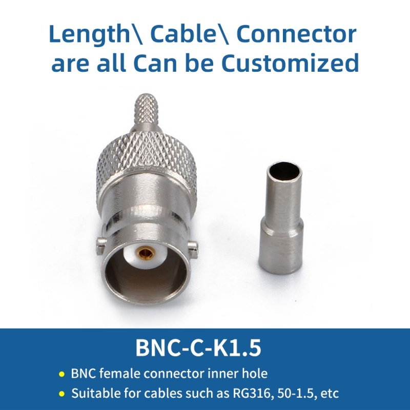 BNC Female RF Coaxial Connector 6
