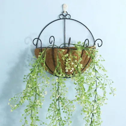 Garden Hanging Coconut Basket Liner Balcony Vegetable Flower Growing Pot Basket Liners Planter Wall Home Decoration