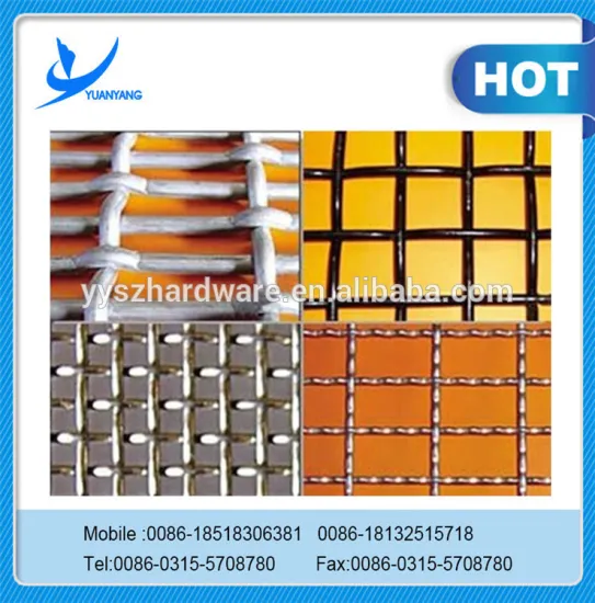 ss304 crimped wire mesh of plain weaving /galvanized crimped wire mesh for sale(China factory,low price)