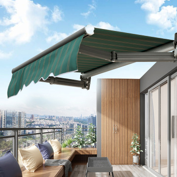 Tenatura da tenda da tenda guangzhou in alluminio esterno retrattile retrattile finestra motorizzata solare pieghevole