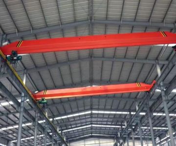 Single Beam Electric Bridge Crane 3-Ton Capacity Workshop FEM Standard for Manufacturing Plants