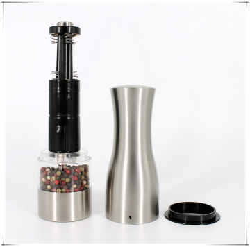 modern white salt and pepper grinder