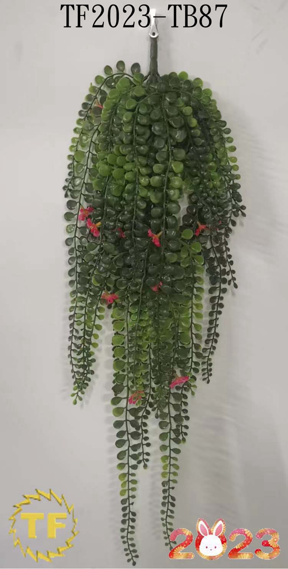 Arbusto colgante de hojas de guisante de 29 "con flor
