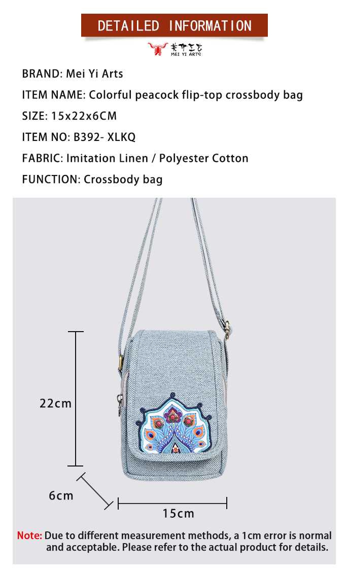 Flap crossbody bag